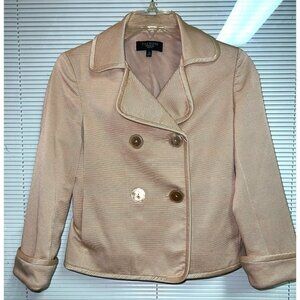 Talbot's Established1947 Gold Petite Silk Blazer -- 2P